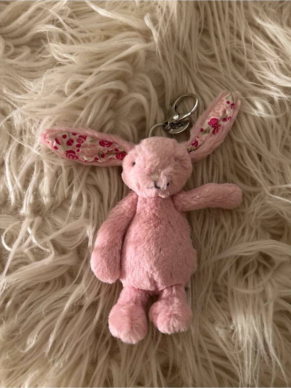 Jellycat Blushkin Blossom Pink Plush Bag Charm